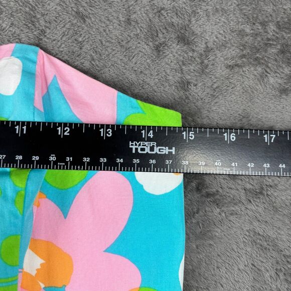 Lilly Pulitzer Richelle Strapless Dress Cotton Shorely Blue Mojo Size 8 L184 - Picture 6 of 11